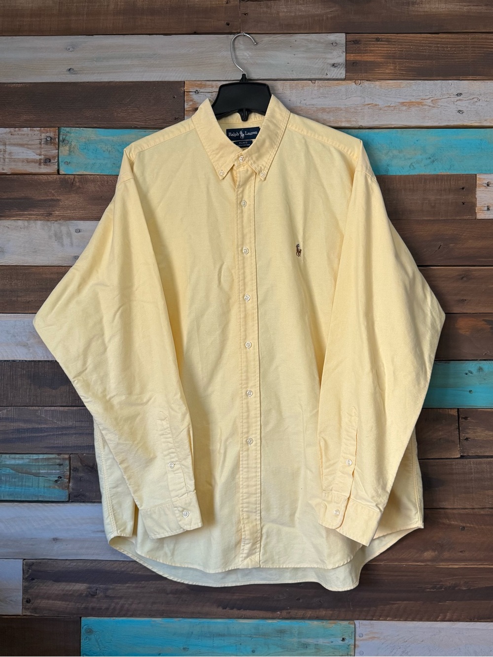 Polo Ralph Lauren Yarmouth Yellow Oxford Button Down Shirt Blake | Size XL
